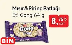 ETİ GONG MISIR&PİRİNÇ PATLAĞI ETİ GONG MISIR&PİRİNÇ PATLAĞI